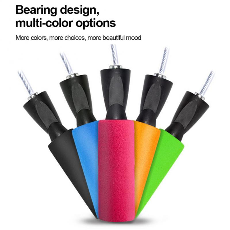 Õpilane Fitness hüppenöör Plastist treening hüppenöör laager käepide hüppenöör PVC köis terastraat hüppenöör