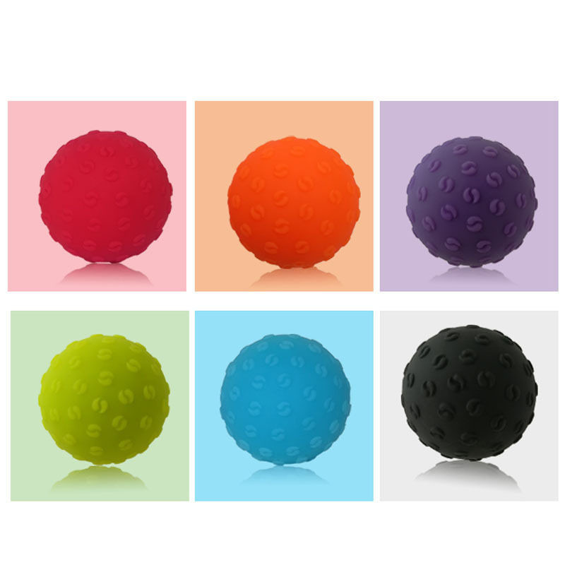 Väike joogapall Silikoonist massaažipalliga jalgade kätemassaaži treening Pilatese jõusaali jaoks Fitness Spordi abivahendid