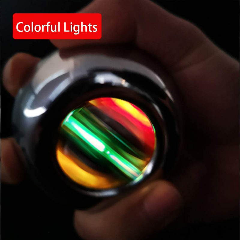 Power Wrist Ball Isekäivitav güroskoopiline Powerballi güroskooppall koos käsivarrega käelihaste treeneriga treeningvarustus