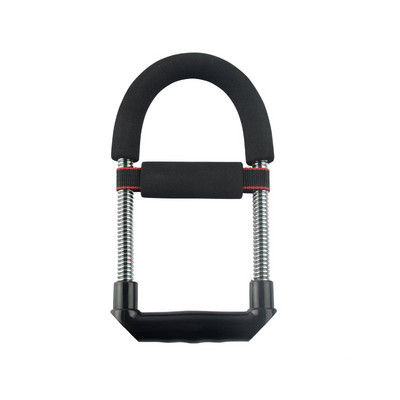 Sală de fitness Exercițiu de fitness pentru brațul încheieturii mâinii. Echipament de fitness. Putere de prindere. Încheietura mâinii, antebraț.