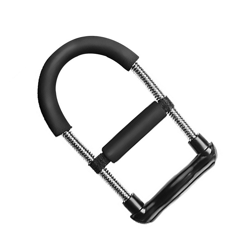 Sală de fitness Exercițiu de fitness pentru brațul încheieturii mâinii. Echipament de fitness. Putere de prindere. Încheietura mâinii, antebraț.