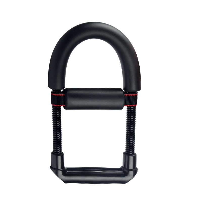 Sală de fitness Exercițiu de fitness pentru brațul încheieturii mâinii. Echipament de fitness. Putere de prindere. Încheietura mâinii, antebraț.