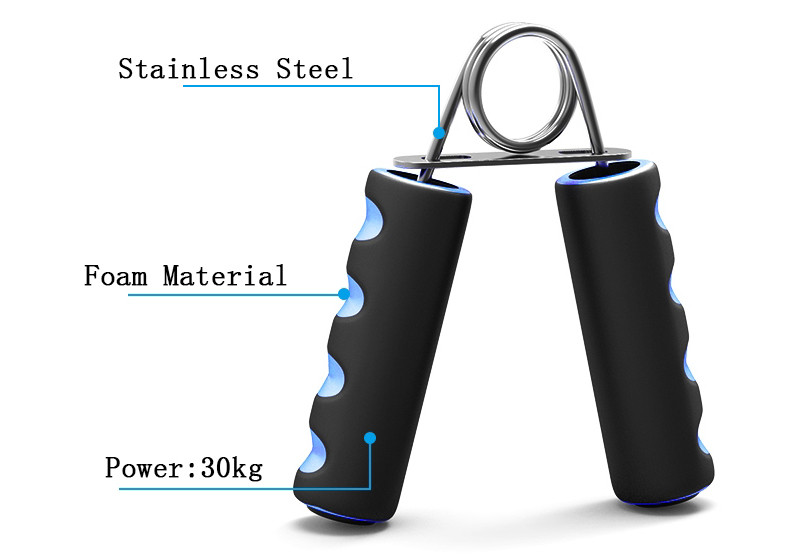 30 kg Kätt tugevdav haaret tugevdav randme laiendaja käetreening küünarvarre sõrm Pow gripperi treenija jõutreening varustus