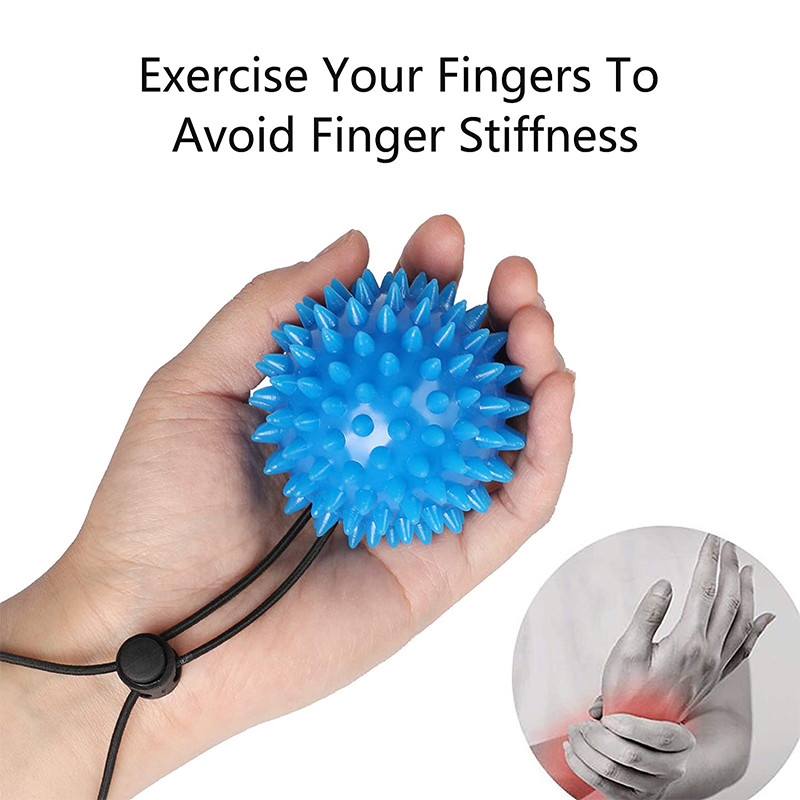 Tpr 7 cm promjera, šuplja lopta s mekim vrhom, lopta za oporavak snage, vježbe, masažna lopta, joga, fitness, masažer za točke okidanja