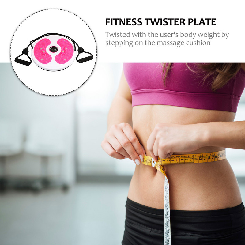 Lenta Treniruotė Plokštė Juosmuo Pratimai Balansas Sporto Salė Sukimas Pėda Pilvas Ab Sportas Pilvo diskas Elektroninė vingiuota moteris