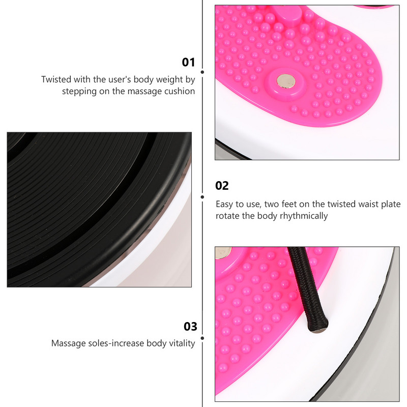 Lenta Treniruotė Plokštė Juosmuo Pratimai Balansas Sporto Salė Sukimas Pėda Pilvas Ab Sportas Pilvo diskas Elektroninė vingiuota moteris