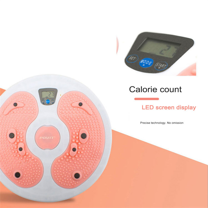 Sukamosios lentos Pėdų masažas Fitnesas Pilvo pilvo diskai Schijf Disc Sportas Patefonas Juosmuo Pratimų Diskas Pradžia Elektroninis kalorijų skaičiavimas