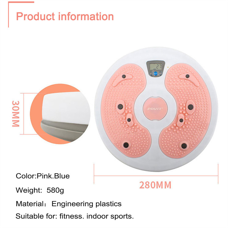 Sukamosios lentos Pėdų masažas Fitnesas Pilvo pilvo diskai Schijf Disc Sportas Patefonas Juosmuo Pratimų Diskas Pradžia Elektroninis kalorijų skaičiavimas