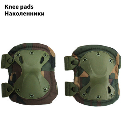 Genunchiere tactice Cot CS Protector militar Army Airsoft Sport în aer liber Vânătoare Genunchiere Echipament de siguranță Tampoane de protecție pentru genunchi