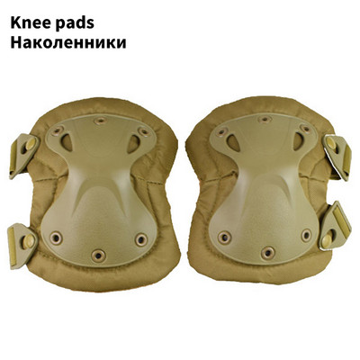 Genunchiere tactice Cot CS Protector militar Army Airsoft Sport în aer liber Vânătoare Genunchiere Echipament de siguranță Tampoane de protecție pentru genunchi