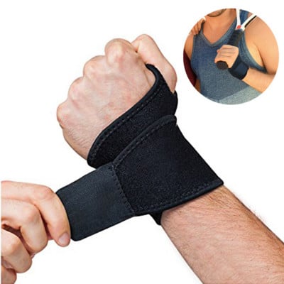 1Pc Gym Wrist Band Sports Wristband New Wrist Brace Υποστήριξη καρπού Νάρθηκα κατάγματα Καρπικής σήραγγας Wristbands for Fitness