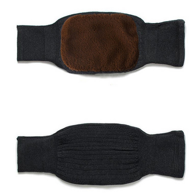 2 vnt Kašmyro kelio įklotai žiemai šilti vyrams ir moterims dvigubos storos vilnos apsauga nuo kelio ir aksominės apsaugos nuo vėjo ir šalčio