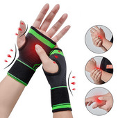 Gym Sports Wristband Protector pentru încheietura mâinii Protectie pentru palme Suport pentru încheietura mâinii Curea reglabilă pentru încheietura mâinii Mănuși de compresie pentru tunelul carpian
