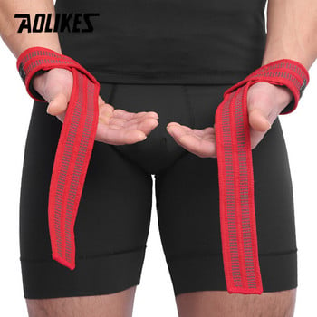 AOLIKES 2Pcs/Lot Sport Wrist Support Επαγγελματική ρυθμιζόμενη άρση βαρών Bodybuilding Wristband Gym Strap Protection Wrist