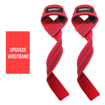 AOLIKES 2Tk/Lot Sport randme tugi Professionaalne reguleeritav raskust tõstev kulturismi käepael Jõusaali rihma kaitse randme