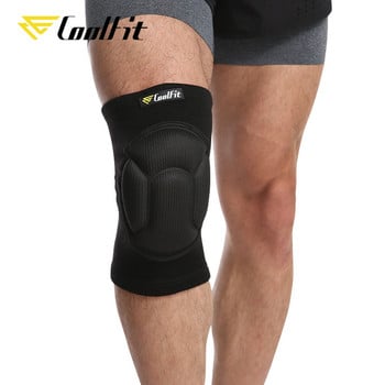 CoolFit 1 Pair Thickening Football Volleyball Extreme Sports Επιγονατίδες Επιγονατίδες Στήριξη Προστασία ποδήλατο προστατευτικό γονάτου