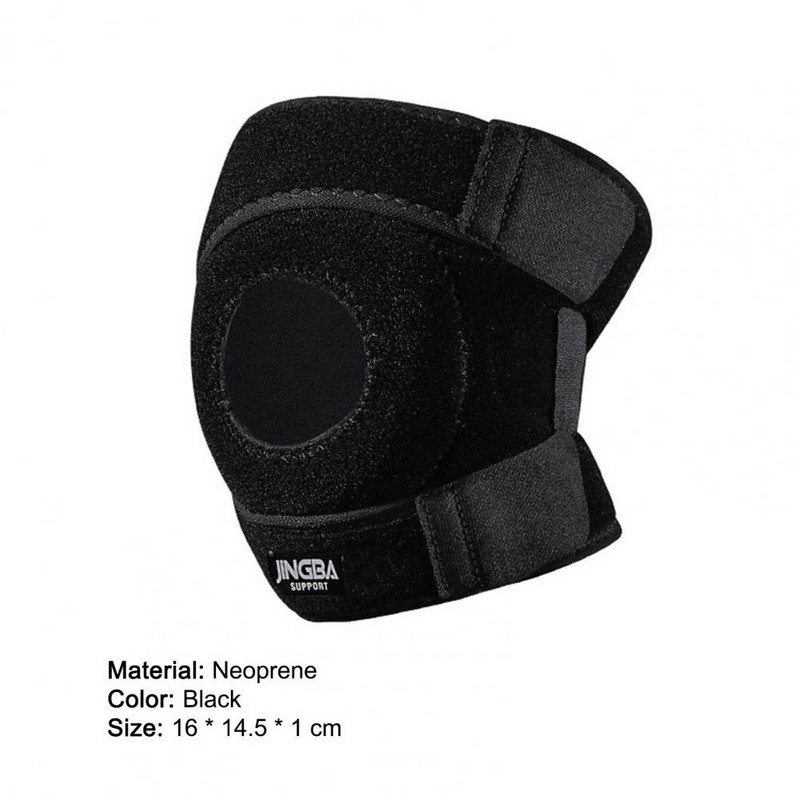1 buc. Genunchiere de compresie JINGBA Genunchiere de susținere pentru antrenament sportiv, echipament de protecție, stabilizator, elastic, respirabil, reglabil