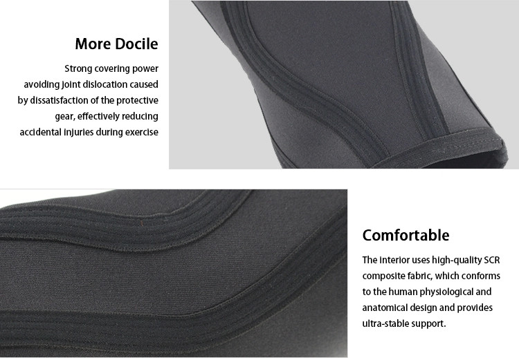 1 pár guggolás 7 mm-es térd ujjú párnatartó férfi női edzőterem sportkompressziós neoprén térdvédő CrossFit súlyemeléshez