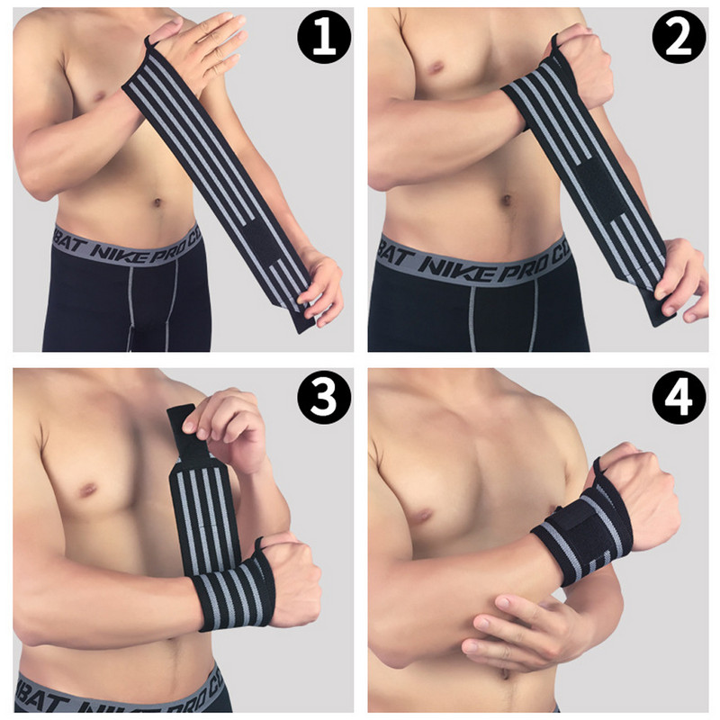 WorthWhile 1 bucată de haltere brățară împachetări pentru încheietura mâinii Bandaje bretele Powerlifting sală de fitness curele de sprijin echipament sportiv