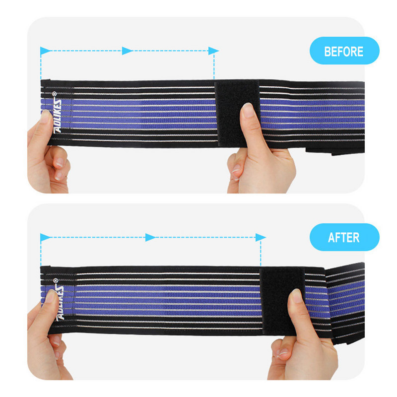 AOLIKES 1 KOM Košarka Badminton Teniski jastučić za lakat Steznik za gležanj Podrška Elastična potpora za teretanu Sportski zavoj za lakat Fitness Bandage