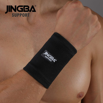 JINGBA SUPPORT 1PCS Поддръжка на бандаж за китката за вдигане на тежести + опора за превръзка на ръката за боксова лента + опора за глезена на ръката за тенис