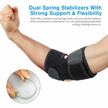 Pad Band Gym Adjustable Tennis Ebow Support Spring Ebow Brace Αρθρίτιδα Golfers Strap Ebow Protection Σύνδρομο πλευρικού πόνου