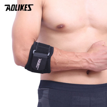 AOLIKES 1PCS Adjustbale Tennis Elbow Guard Pads Ιμάντας αγκώνα του γκολφ πλευρικό σύνδρομο πόνου Επικονδυλίτιδα Στήριγμα