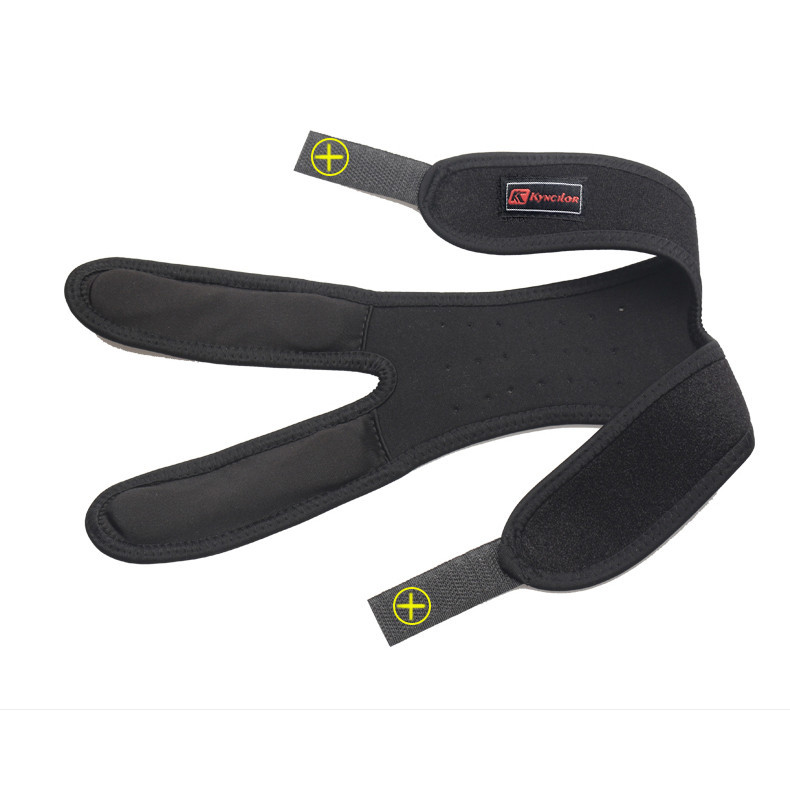 Kahekordse rihmaga põlvevarrukad toetavad põlvekedra kõõluse trakside stabilisaatorit, leevendavad valu sportimine, kerge, vastupidav ja turvaline kaitsevarustus