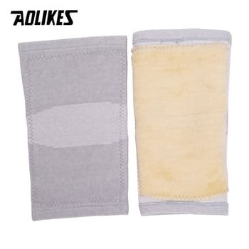 AOLIKES 1Pair Anti Cold Knee Pads Plus Gold Velvet Prevent Arthritis Keep Warm Προστατευτικό Γόνατο Υποστήριξη Αναπνεύσιμο Παχύ Γόνατο