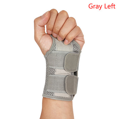 1 vnt. Lankstus įtvaro riešo atramos petnešos nuo tendinito artrito. Kvėpuojančios riešinės, apsaugančios, tinka dešinei ir kairei rankai