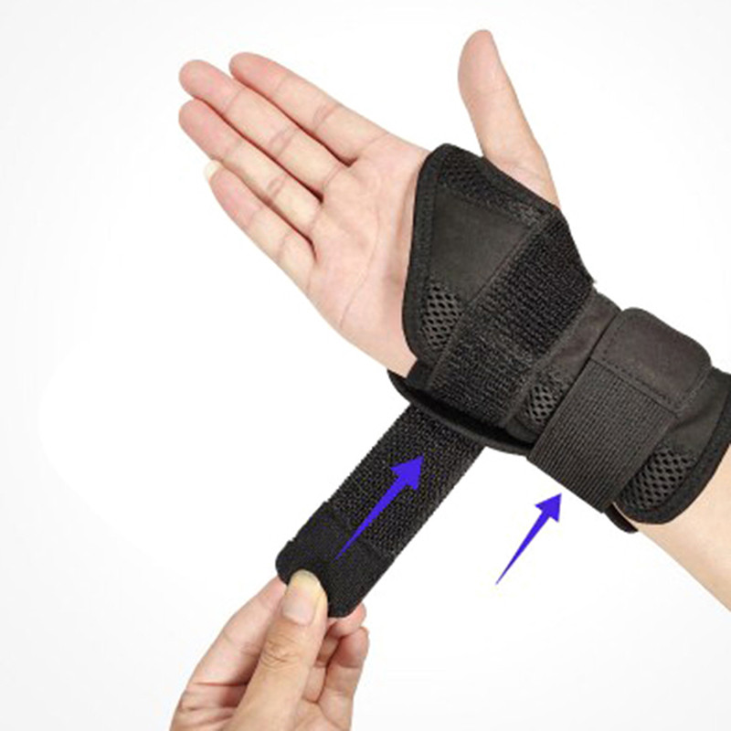 1 vnt. Lankstus įtvaro riešo atramos petnešos nuo tendinito artrito. Kvėpuojančios riešinės, apsaugančios, tinka dešinei ir kairei rankai