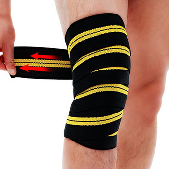 Еластична превръзка Компресионна опора за коляното Скоби Обвивки за коленете Клекове Тренировъчно оборудване Аксесоари Подпора за защита на ставите