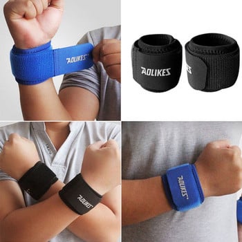 Aolikes 1Pcs Sports Wristband Gym Wrist Thumb Support Straps Wraps Bandage Fitness Training Safety Hand Band