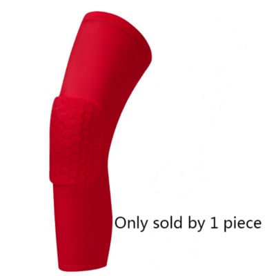 Põlvekaitsed Korvpall Põlvekaitsmed Compression varrukas kärgstruktuuri vahtplastist traksid Põlvekaitse Fitness Gear võrkpalli tugi