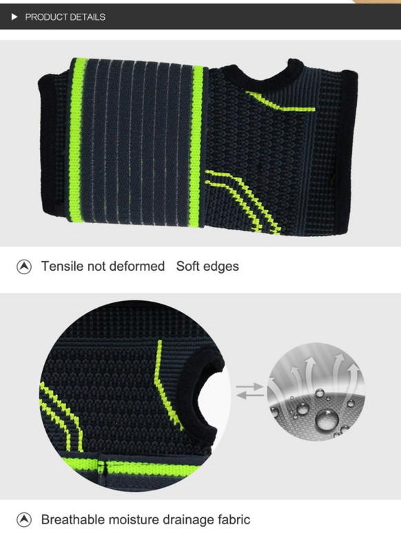 3D țesut presurizat bandaj elastic înalt Fitness Yoga încheietura mâinii Suport palmă Crossfit Powerlifting Sală de sport Palm Pad Protector