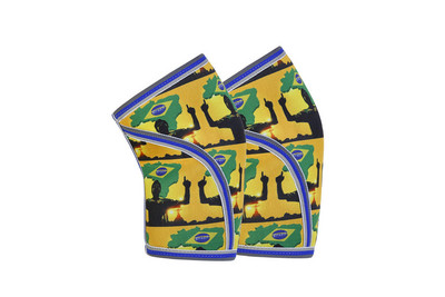 Põlvevarrukad (1 paar) tugi ja kokkusurumine tõstmiseks, jõutõstmiseks ja CrossFitiks – 7 mm neopreenist varrukas parimaks kükiks