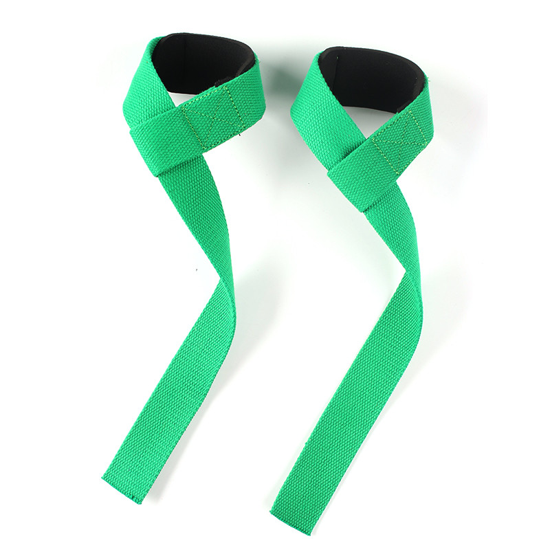 Súlyemelő csuklópántok csúszásmentes pamut emelőpántok A szállítást tartalmazza