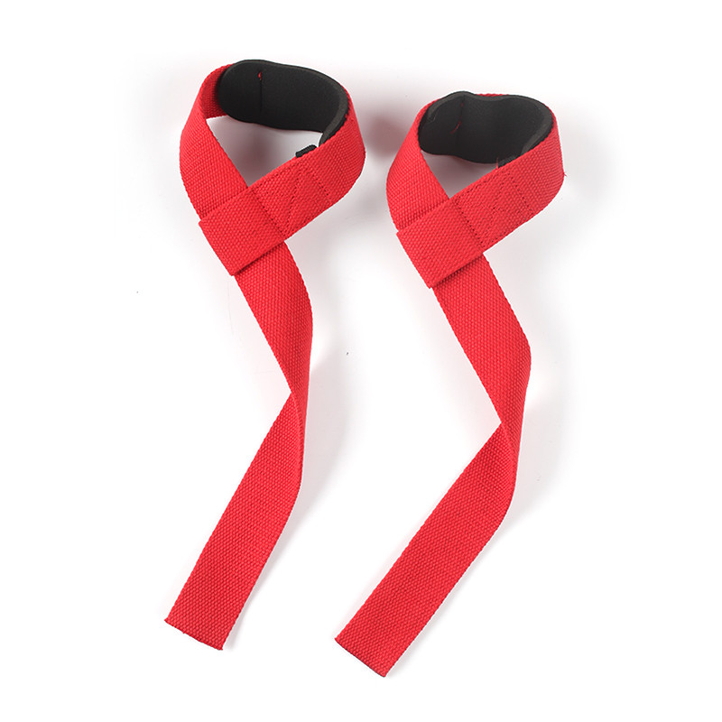 Súlyemelő csuklópántok csúszásmentes pamut emelőpántok A szállítást tartalmazza