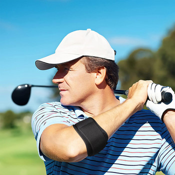 1PCS Adjustbale Tennis Elbow Guard Pads Ιμάντας αγκώνα του γκολφ πλευρικό σύνδρομο πόνου Βραχίονας επικονδυλίτιδας