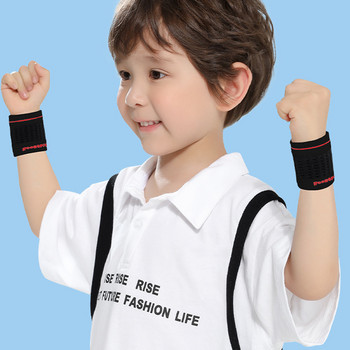1 чифт спортни детски плетени ленти за китки Скоба Защита на ръцете, ленти за китки за волейбол, баскетбол