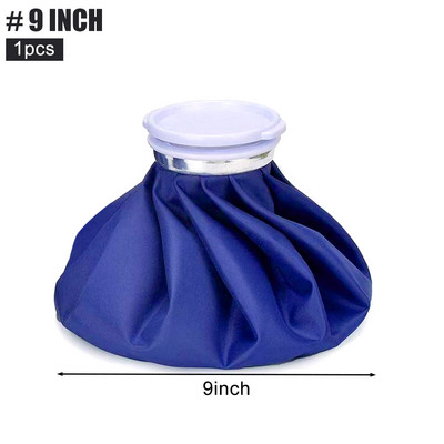 Επαναχρησιμοποιήσιμος επίδεσμος παγόσακου με επαναχρησιμοποιήσιμη συσκευασία πάγου για γάμπα Γόνατο στον αστράγαλο Αυχένα ώμου με διάστρεμμα ζεστή & κρύα κομπρέσα Ανακούφιση από τον πόνο