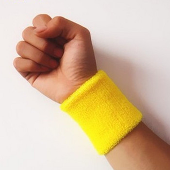 Νέο Sweatband Sports Wrist fitness Γιόγκα WristBand Βραχίονας ιδρώτα απορροφητικό μανίκι πετσέτα λουράκι για Fitness βόλεϊ μπάσκετ