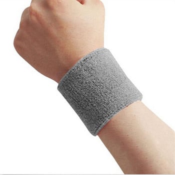 Νέο Sweatband Sports Wrist fitness Γιόγκα WristBand Βραχίονας ιδρώτα απορροφητικό μανίκι πετσέτα λουράκι για Fitness βόλεϊ μπάσκετ