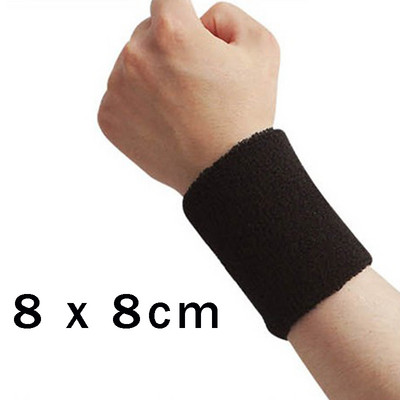 Νέο Sweatband Sports Wrist fitness Γιόγκα WristBand Βραχίονας ιδρώτα απορροφητικό μανίκι πετσέτα λουράκι για Fitness βόλεϊ μπάσκετ