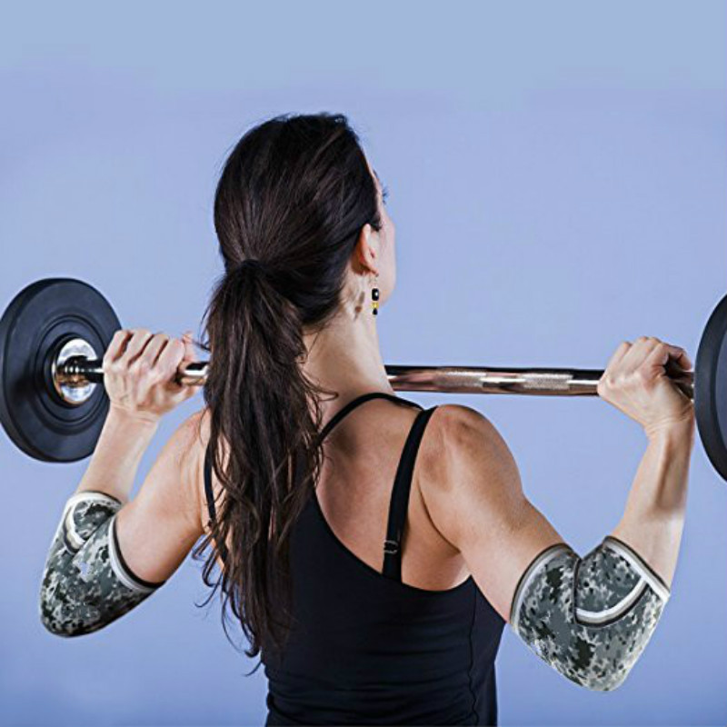 7 mm-es könyökhüvely (pár) nagy teherbírású csuklópántok-támasz és erőemelés, tenisz-neoprén merevítő nőknek és