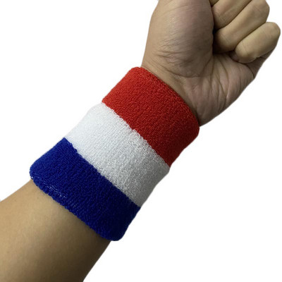 8*10 cm лента за изпотяване на китката Баскетбол Тенис Спортна лента за китка Поддържаща скоба за китка Протектор за пот лента за реге пънк уличен танц