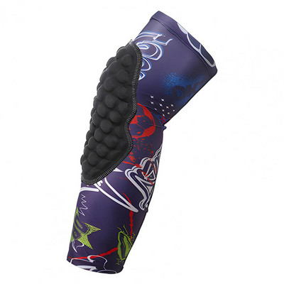 1 bucă genunchiere confortabilă, înaltă elastică, design în fagure de miere, echipament sport de protecție, genunchiere pentru baschet