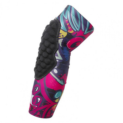 1 bucă genunchiere confortabilă, înaltă elastică, design în fagure de miere, echipament sport de protecție, genunchiere pentru baschet