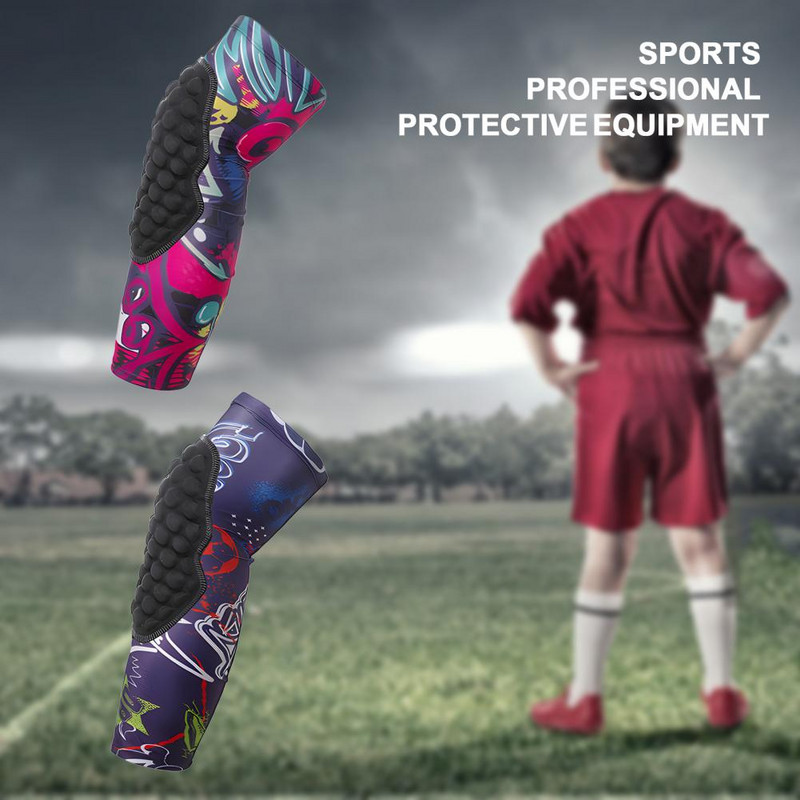 1 bucă genunchiere confortabilă, înaltă elastică, design în fagure de miere, echipament sport de protecție, genunchiere pentru baschet