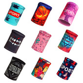 1 tk värvilist printimist Unisex sportlik higipael randmepael Randmekaitse jooksmise sulgpalli korvpalli traksidega higipaelad